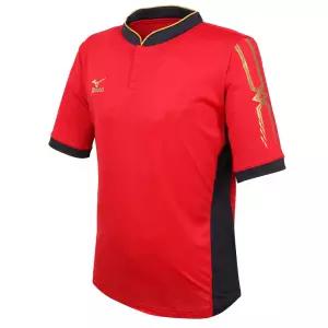 미즈노 버튼차이나넥 골프 남자저지반팔티 낚시티셔츠 스포티한 기능성상의 단체복 편한작업복 야유회복장