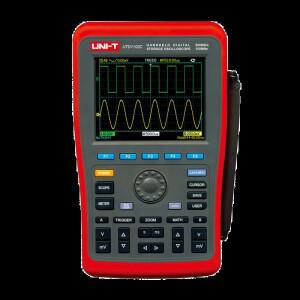 UNI-T 휴대용 디지털 스토리지 오실로스코프, 100MHz, 2 채널 DC AC 전압 전류 저항 커패시턴스 멀티미터,