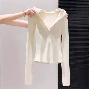 여성 데일리 후드 티 후드티 올가을 긴팔 슬림핏 반집업 상의 SPO마켓3