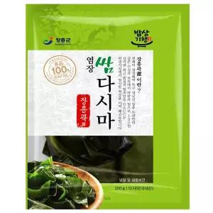 밥상기행 소포장 염장 쌈다시마 250g 5팩 염장미역줄기 염장꼬시래기 청정지역 장흥 국내산 산지배송