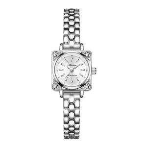 여성 큐빅 메탈 밴드시계 심플 고급 손목시계 (10964959A)