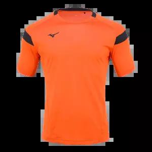 미즈노 풋볼 얇은반팔저지티 오렌지 편리한 스포츠티셔츠 단체티 활력넘치는 기능성상의 기본티 등산티