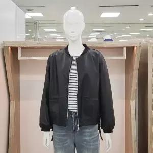 [하프클럽/] DP01 루즈핏 블루종 레더 점퍼 YQPP1206