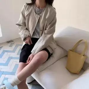 여사친 캐주얼 상의 슬림 지퍼 솔리드 아우터 PU피복 봄신상 점퍼 야구 SPO마켓1