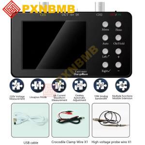 SCO2 듀얼 채널 디지털 자동 오실로스코프 PWM 50M 10Mhz 샘플링 속도 2.5KSa/S 전자 수리 도구용 아날로