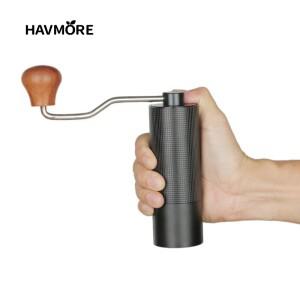 전문 수동 커피 그라인더 업그레이드 모든 금속 바디 미끄럼 방지 디자인 휴대용 버 내부