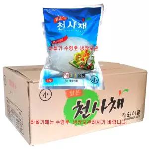 재원/천사채(소면) 1박스 당면화 1kg 10개