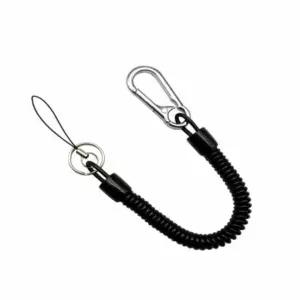 와이어 케이블 스프링 카라비너 16cm 열쇠고리 스트랩