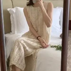 비치원피스 민소매 원피스 여성 가을 나시 롱