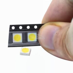 100Pcs 5050 화이트 레드 블루 핑크 RGB Smd Smt 60mA 3V 3 칩 10-12lm 6000-6500k Led Plcc-6 밝은 램프