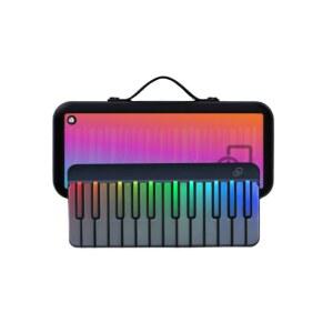 24키 휴대용 기본 스마트 PIANO 화이트 피아노 전자피아노 PO 야외