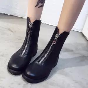 앞지퍼 앵클부츠 188-2 여성부츠 여성워커 삭스부츠 첼시부츠 스웨이드부츠 방한부츠