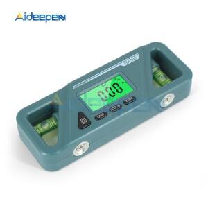 HW-300 90도 눈금자 미니 자기 디지털 디스플레이 각도기 경사계 방수 레벨 박스 측정 파인더