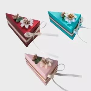 행사 답례품 기념품 조각 케익 고급 케이스 선물상자 구디백 생축파티