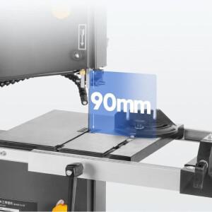 유용한 9 인치 550W 밴드 톱질 기계 목공 와이어 커팅 머신 정밀 절단을위한 가정용 퍼즐 톱