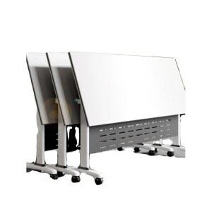 강의실 테이블 접이식 회의 바퀴달린 작업 높이 호두 교회 2인용 단체 세미나 책상 학원용 솔리드철근의자