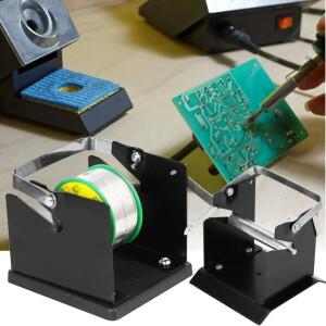 컴팩트 납땜 와이어 스풀 디스펜서 홀더 스탠드 조절 가능한 금속 용접 릴 정리함 작업대용