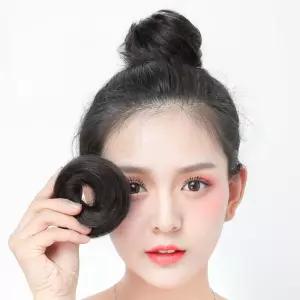 인모 똥머리 올림머리 가발