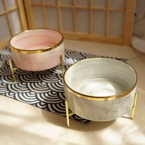 네스트 보울 밥그릇 대리석 강아지