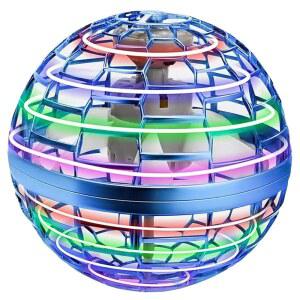 플라잉볼 발광 3D 비행체 리모콘 블루 조명 멋진