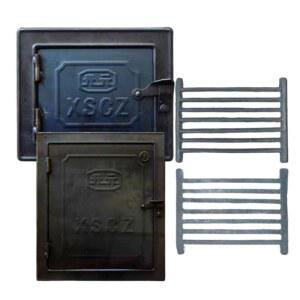 측 아궁이문 장작난로 시골 아궁이문짝 래치 주철 소흡풍로조 화구덮개 불문 아궁이 방화문 주물 내열유리