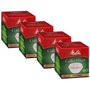 JavaJigTM 60 카운트용 멜리타 63229 필터(4팩) 커피 서브 싱글