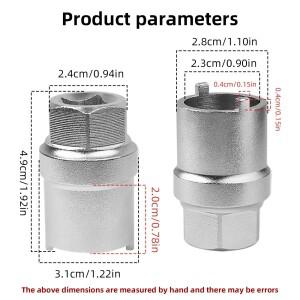 VXM 자전거 타워 베이스 제거 도구 스테인리스 스틸 허브 슬리브 포함 플라워 드럼 MTB 슬롯 잠금 구조