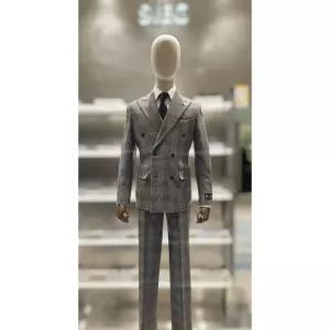 지이크 프리미엄 이태리 제브릭원단 캐시미어 블렌디드 글랜체크 더블정장PJJAX2020 380645