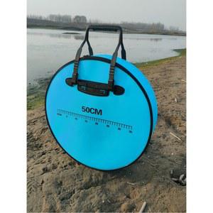 뜰망 살림망 민물낚시 수납 스토리지 물고기 주머니 케이스 보관 블랙 직경 정리 민물