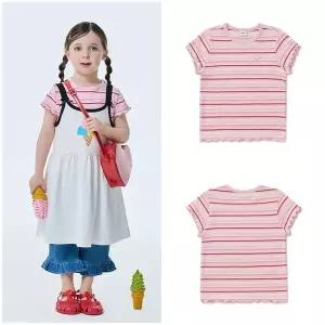 [대구백화점][기타]스트라이프 골지 반팔티 PK(86319-331-77)