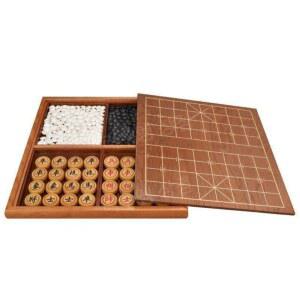 바둑판 장기판 양면 세트 항아리 당향나무 양면세트 보드게임 좌식 테이블 외나무 고급장기판