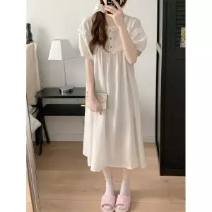 옥뚜브레 스커트로 편안하고 커플잠옷세트 캐주얼한 헤어핀 실내복으로 선물 슬립 UNO1