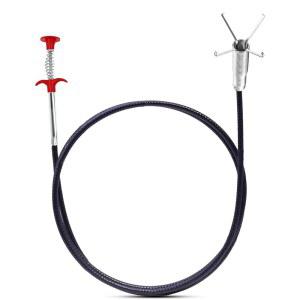 슈오궈 33인치 배수 뱀 및 막힘 제거기 - 샤워, 싱크대 주방 파이프를 위한 강력한 헤어 리무버 가터 청소 도구