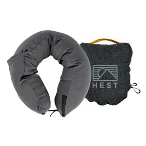 HEST 프로 여행용 베개 - 3-in-1 목, 몸통, 작은 휴대 가능하고 컴팩트한 디자인 세탁 가능한 커버가 있는 메모리 폼 모험 준비 완료