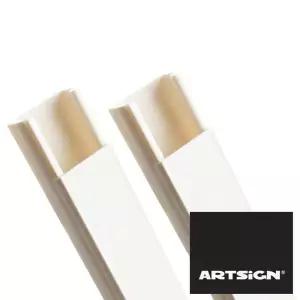 중형 백색사각 랜선 전선몰딩 23mm 1M 2