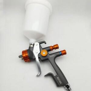 LVMP Pro 스테인레스 스틸 깍지 공기 스프레이건, 자동차 페인트 수성 바니시 분무기용, RS8803 1.3mm