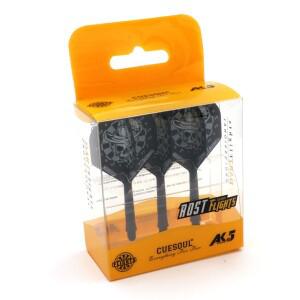 CUESOUL Rost 통합 다트 샤프트 및 플라이트 표준 모양, 3개 세트, 내구성 뻣뻣함 단단함