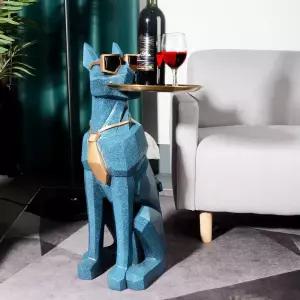 강아지 불독 조형물 의자 장식품 소품 인테리어 대형