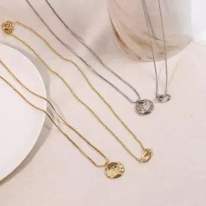 [2개 1세트] 코인 링 목걸이