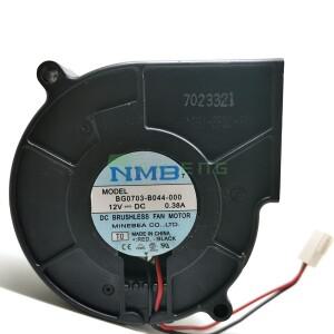 터보 원심 송풍기 서버 냉각 선풍기, NMB 7530 BG0703-B044-000 DC 12V 0.38A