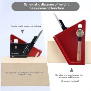 A74E-하프 센터 마킹 게이지 목재 목공 트리머 조정