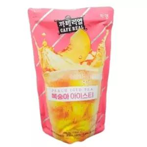쿨샵 카페리얼 복숭아 아이스티 파우치음료 230ml10개