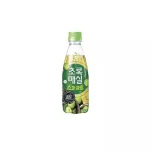웅진 초록매실 스파클링 제로 350ml 24개