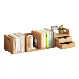 1단 책장 미니 책꽂이 소형 서랍형 컴퓨터책상 수납장 원목 인테리어 사무실 다용도