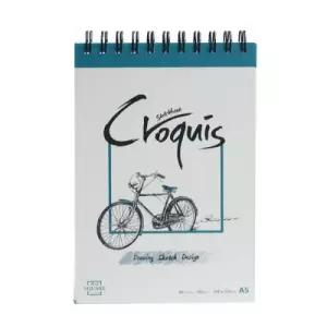 아트스퀘어 크로키 노트 A5 CG02 105g 80매 그린 2개