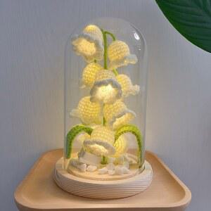 니트 무드등 꽃뜨기 DIY 뜨기 도구 크로 거실용 화분에 의류용 실뜨기 모직 가능 완제품