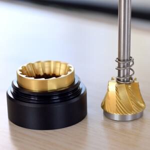 2023NEW JAFFEE J2S 수동 커피 그라인더, 38mm 7 코어 버 3 베어링 휴대용 밀 조정 가능한 에스프레소