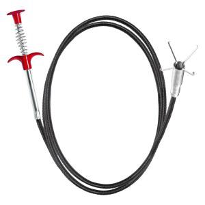 GDOMI 118인치 유연한 그래버 클로 도구 리치, 배수 뱀 털 막힘 제거 도구, 4개의 발톱이 있는 구부릴 수 호스, 가정 및 주방 싱크대, 배수구, 화장실