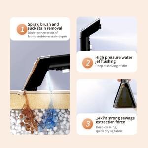 220V 스팟 클리너 550V 강력 카펫 청소기 14KPa 핸드헬드, 소파, 계단, 자동차용 딥 클리닝 머신