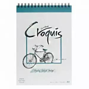 아트스퀘어 크로키 노트 A4 CG03 105g 80매 그린
